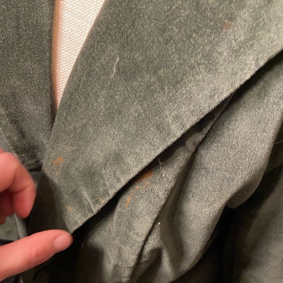 Denim&Co Dark Green Velvet Blazer Jacket - Picture 3 of 11